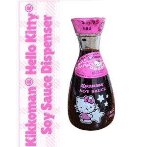 Hello Kitty Kikkoman Soy Sauce 2025 Limited Edition Pink Bottle Sealed